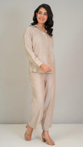 co ord set linen