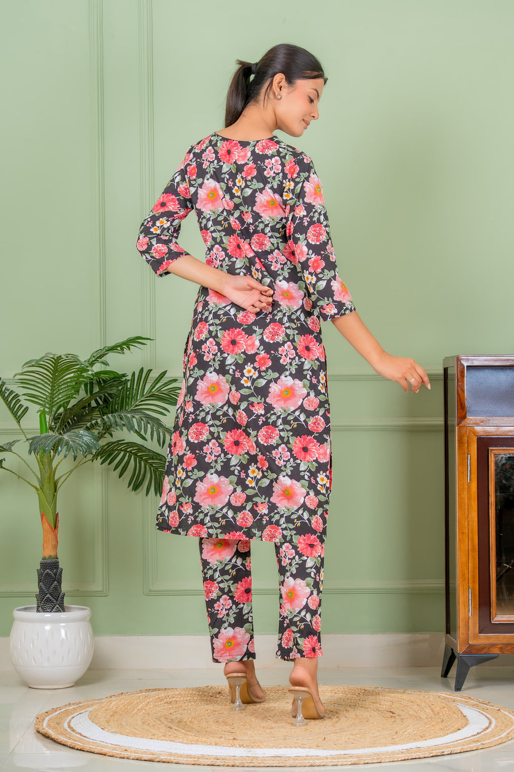 floral kurta set