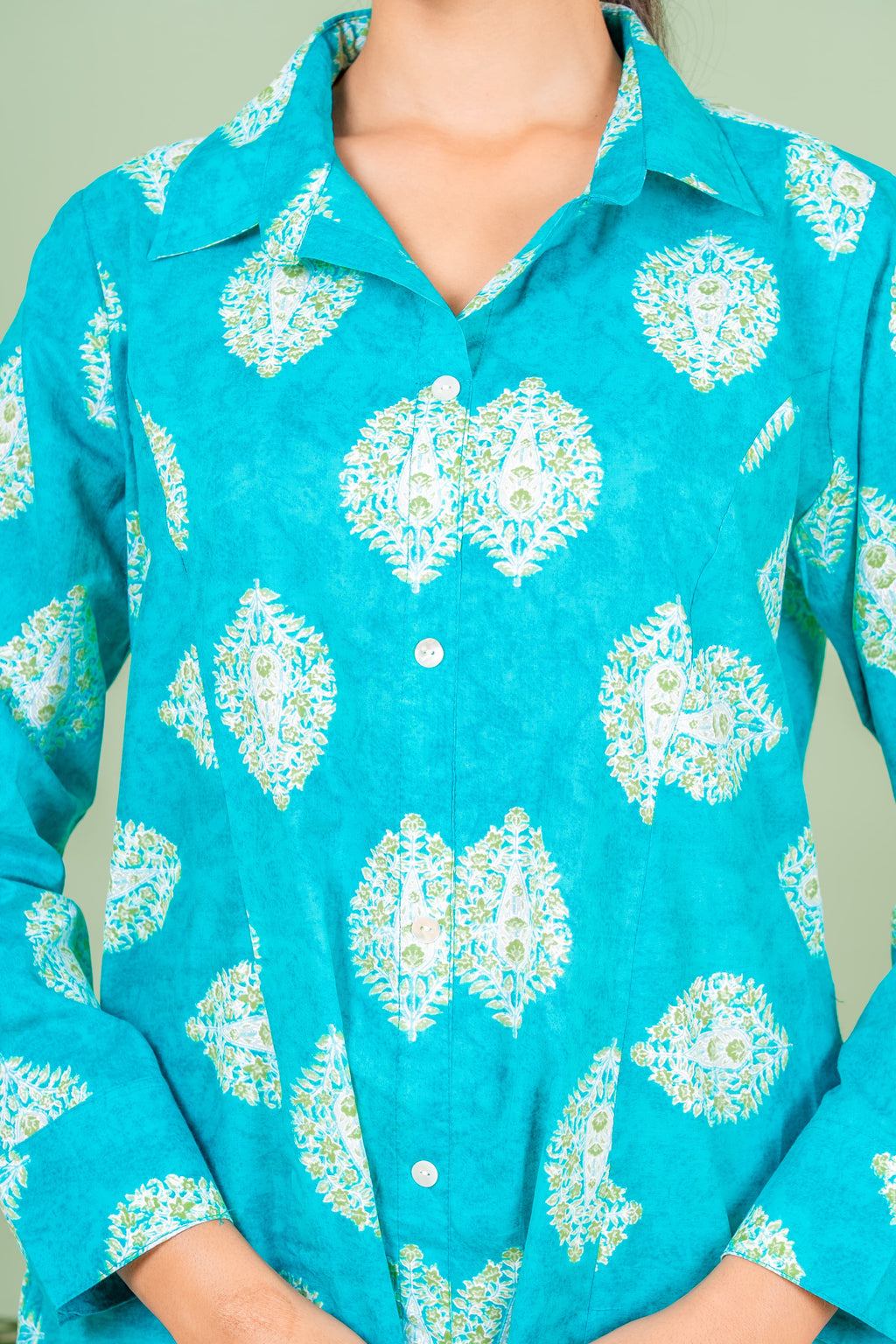 jasmine blue A line kurta