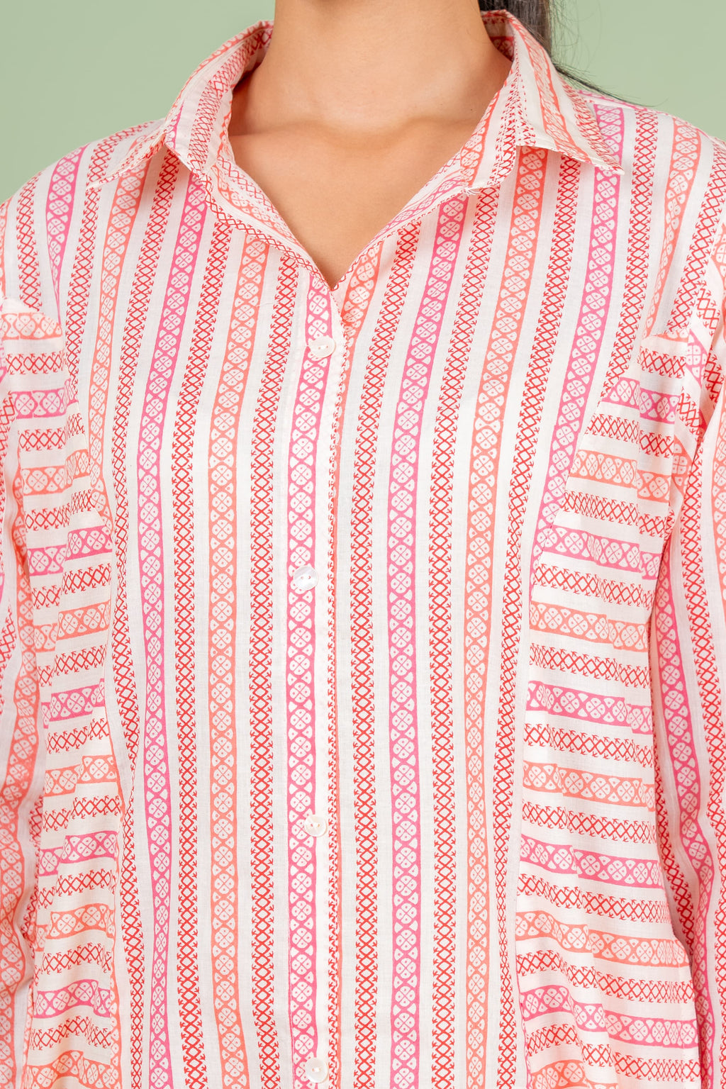 jasmine pink A line kurta