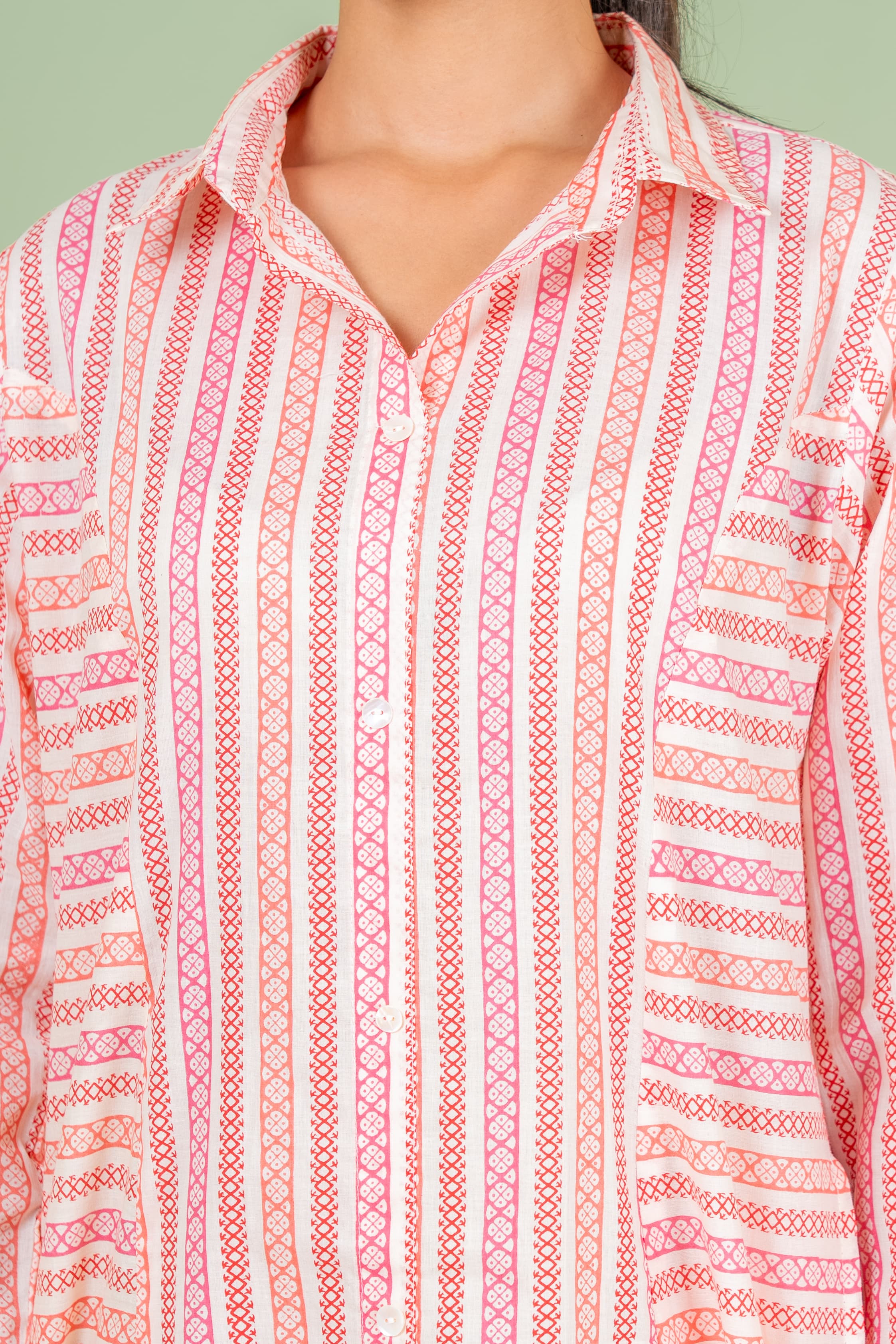 jasmine pink A line kurta