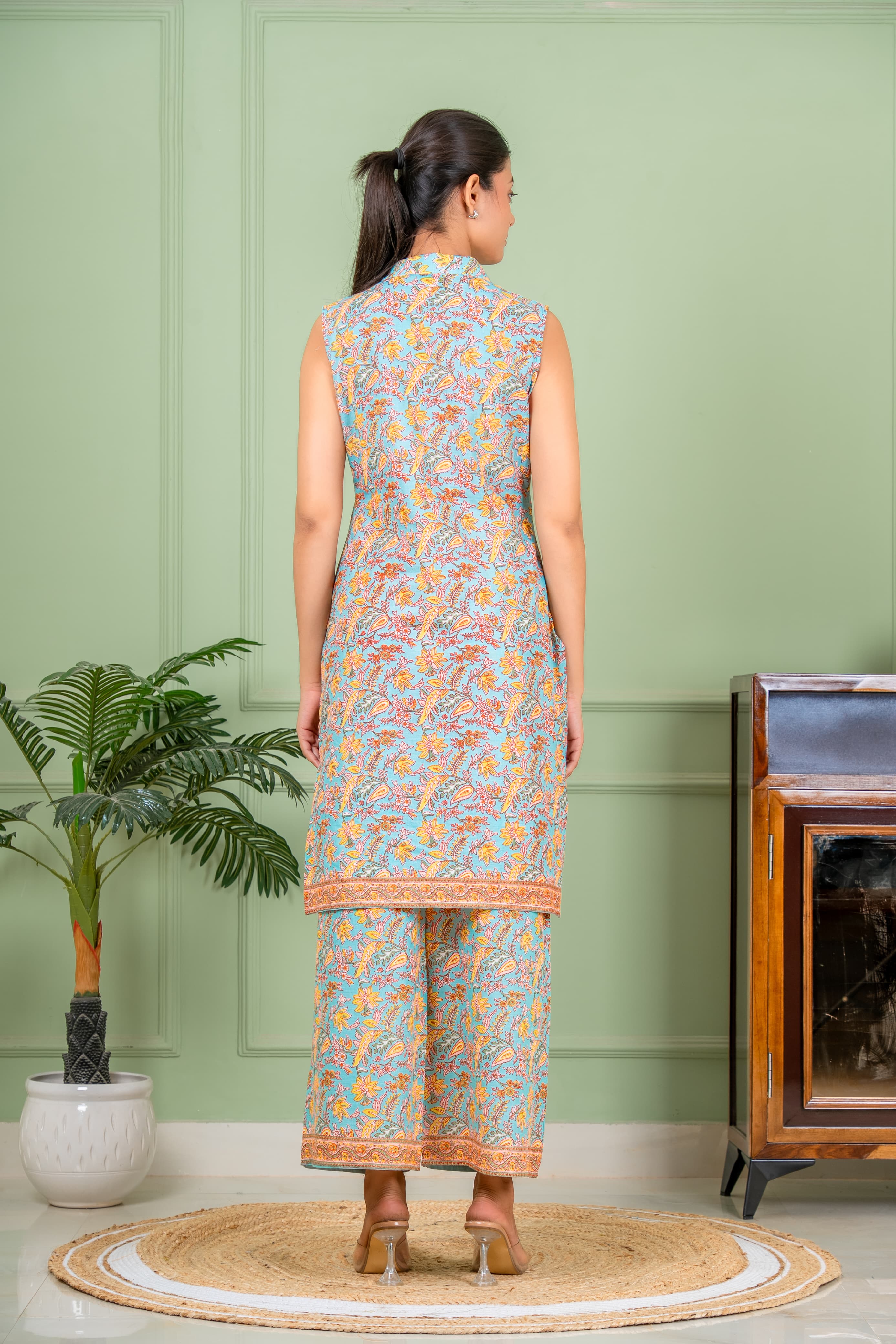 misty grey color co ord set