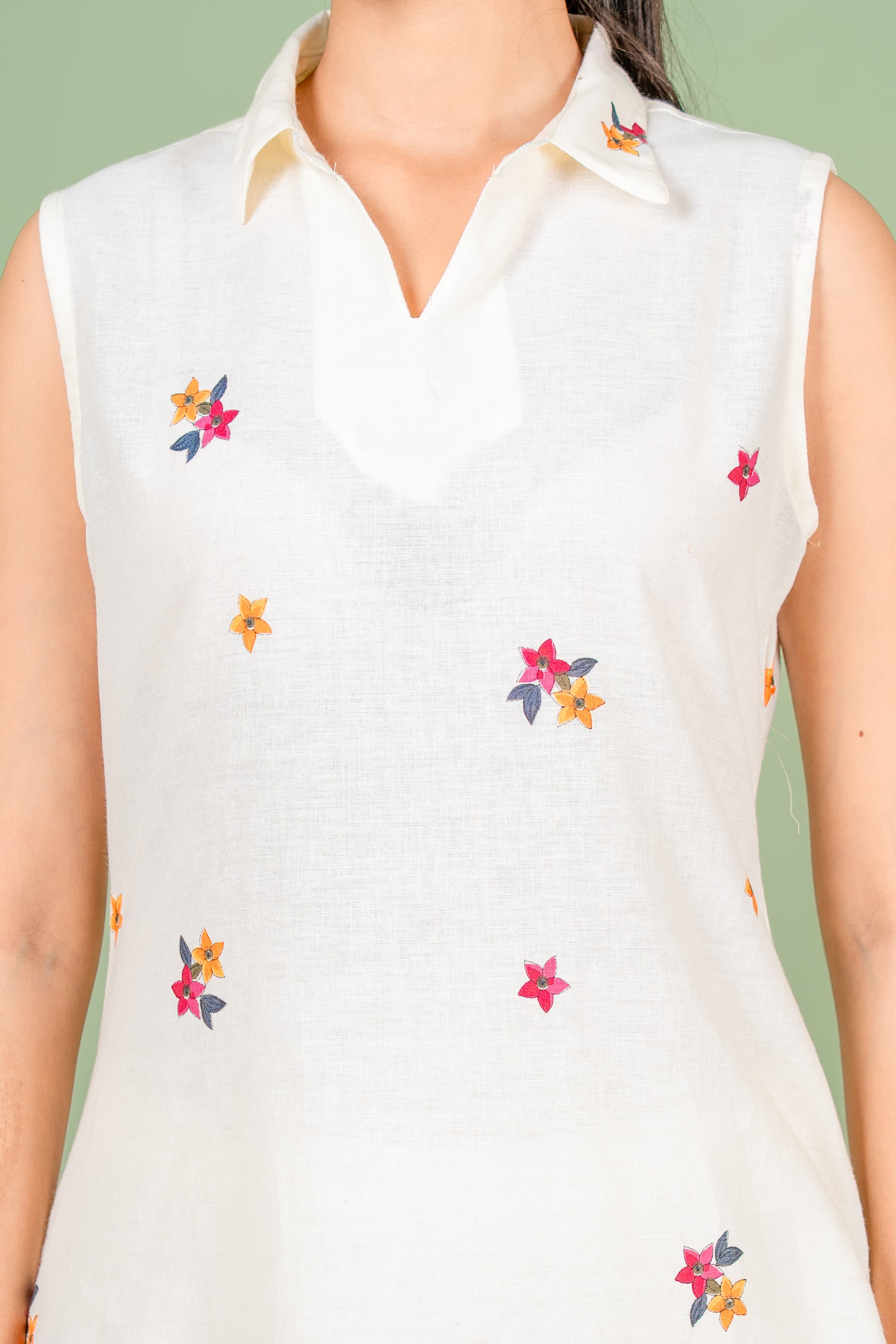 glossy white color co ord set