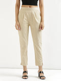 WOMEN BEIGE PANT