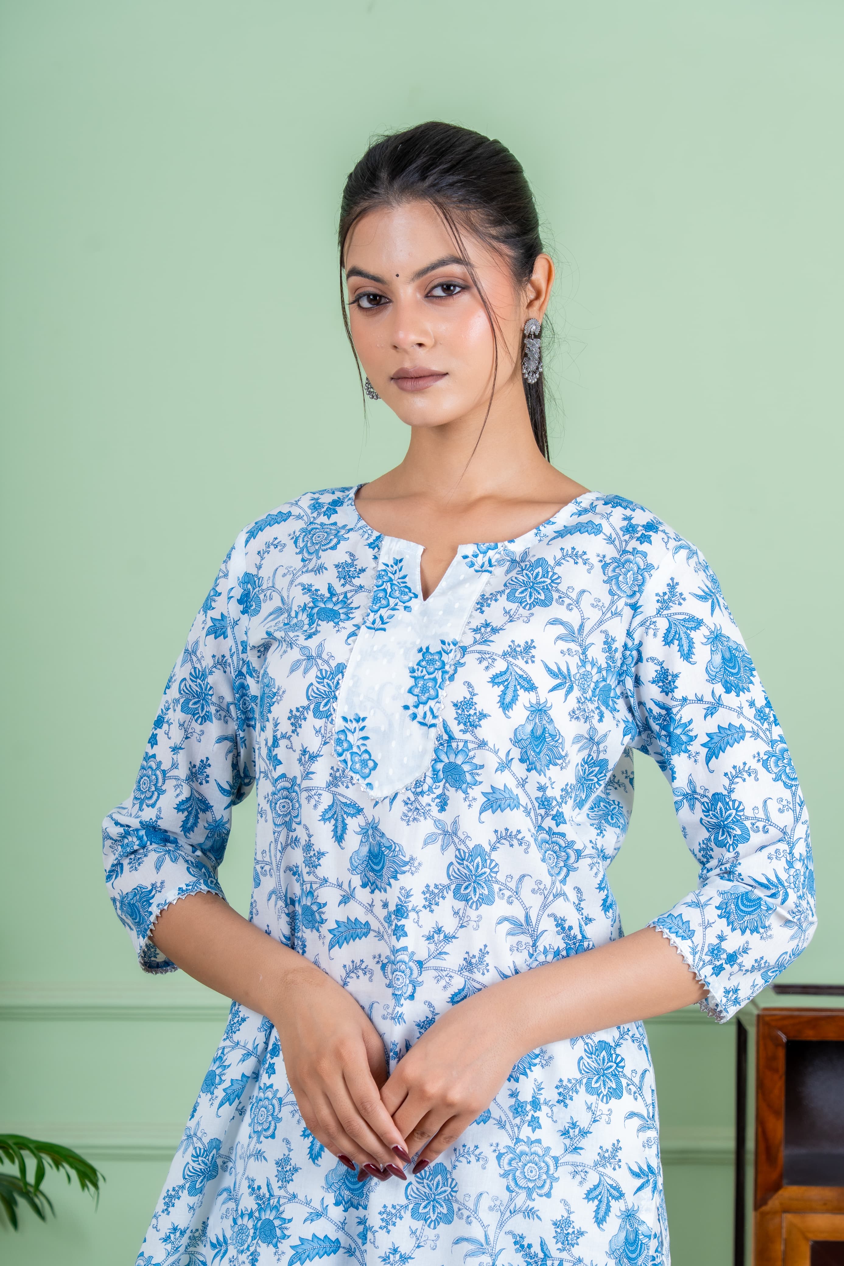 Joy blue kurta set