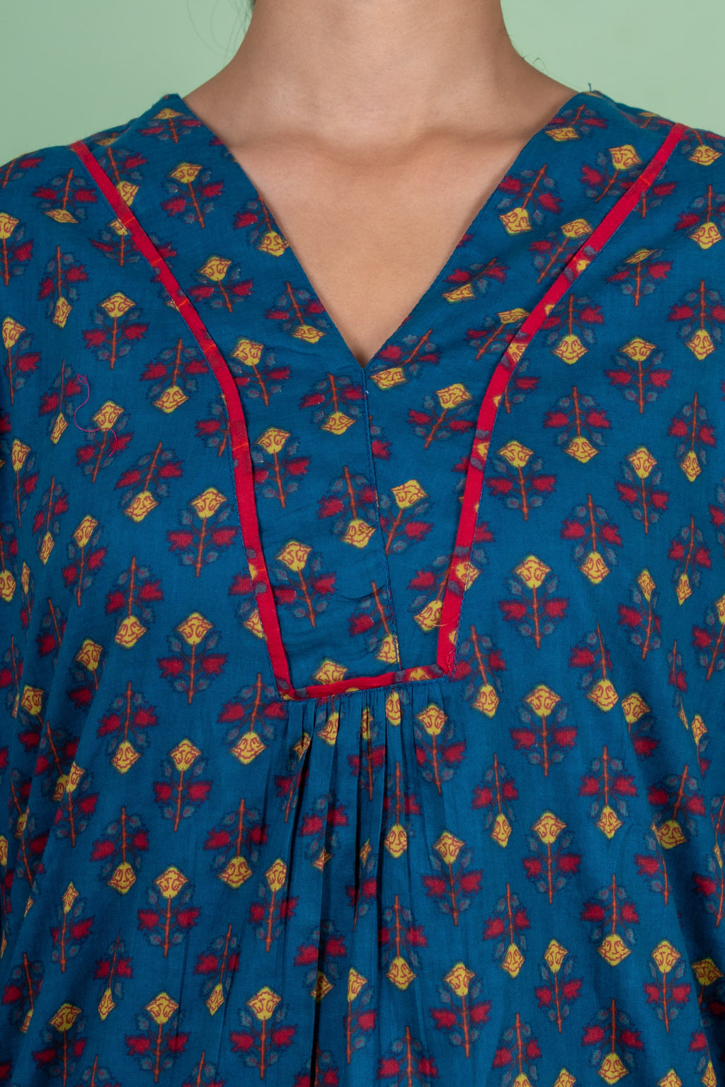 Batik blue co ord set