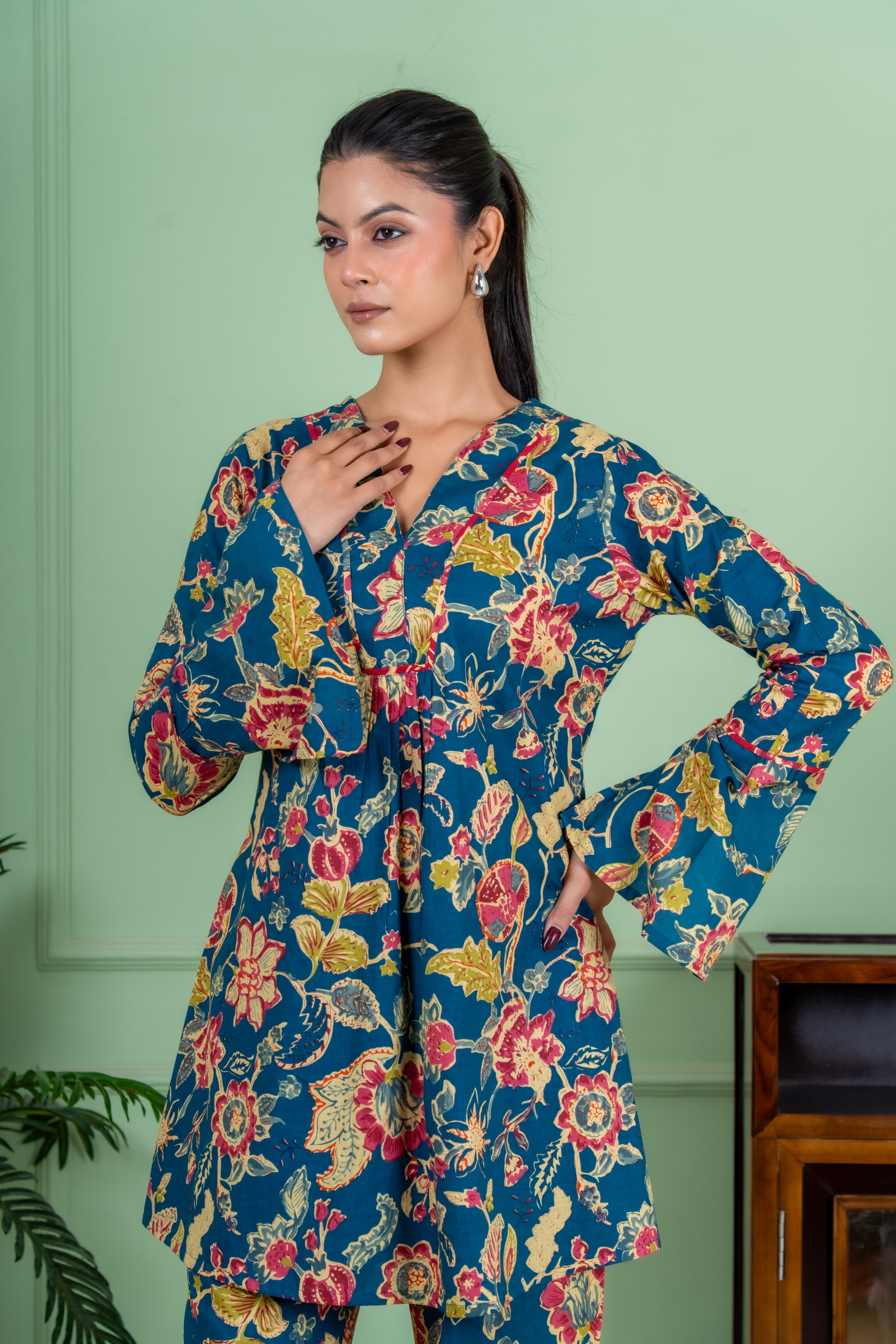 Musky blue co ord set