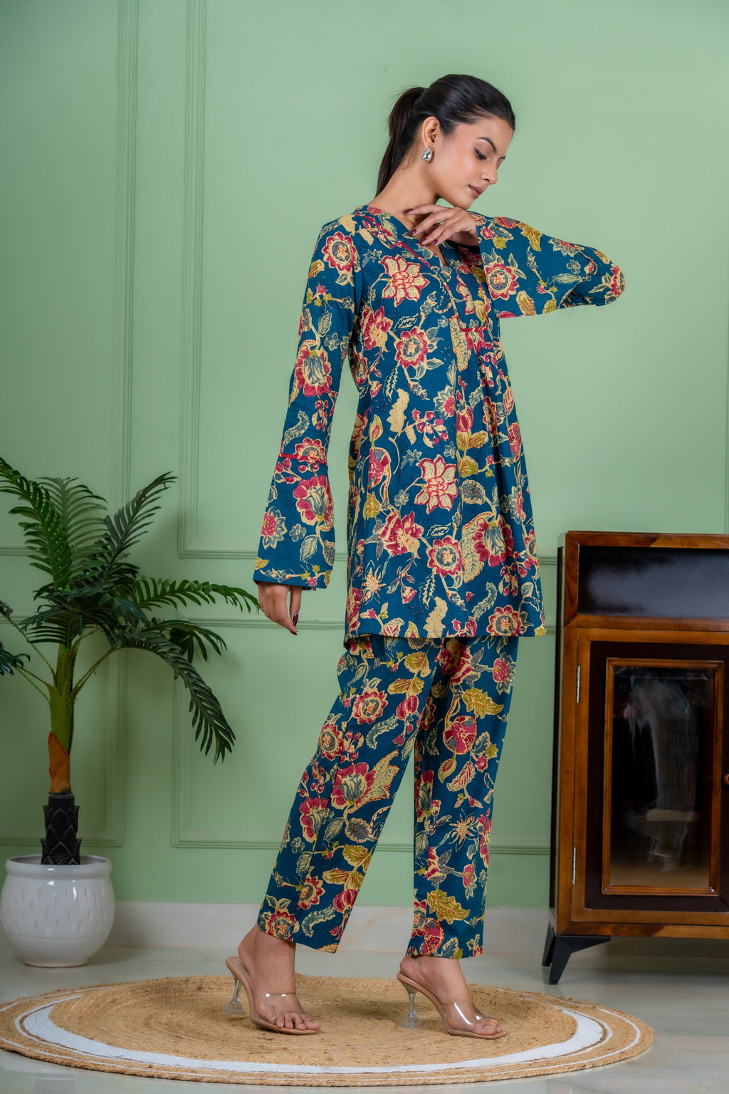 Musky blue co ord set