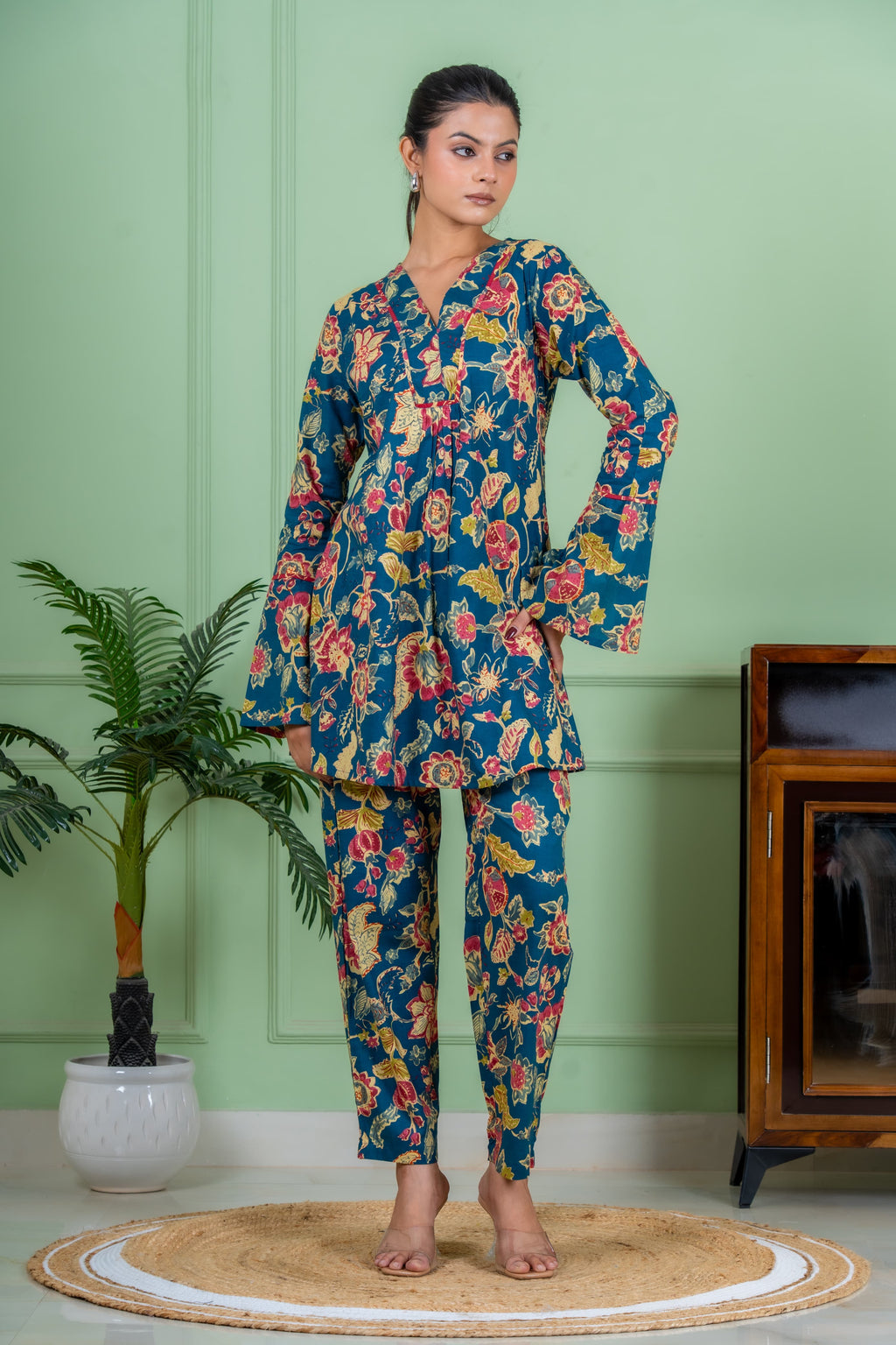 Musky blue co ord set