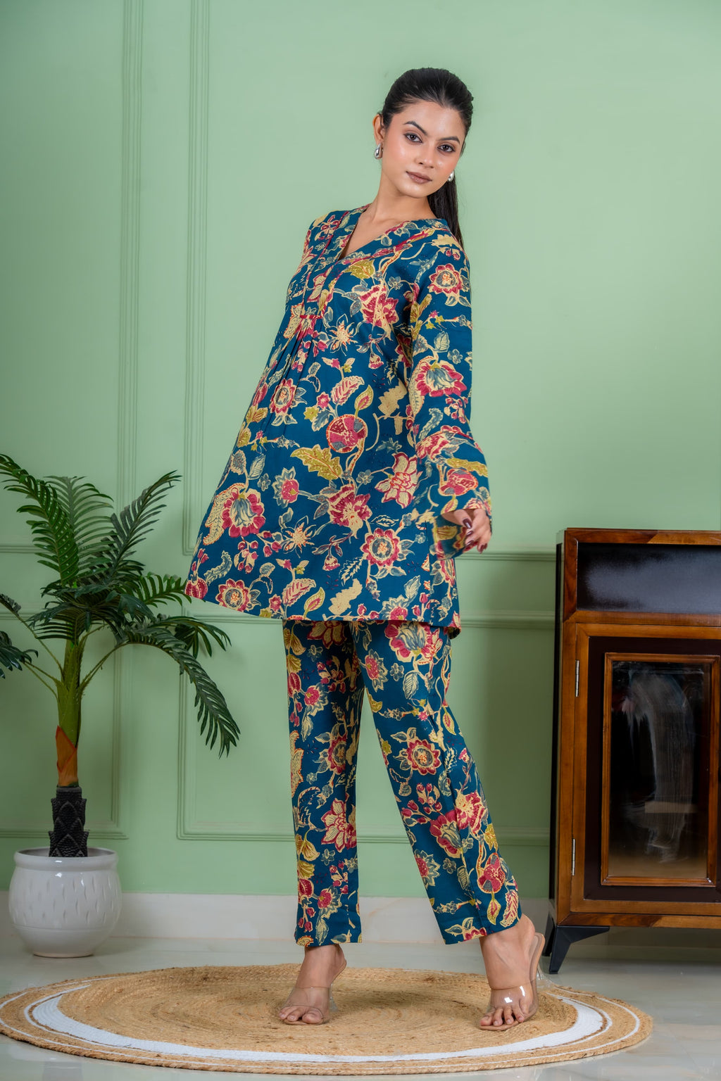 Musky blue co ord set