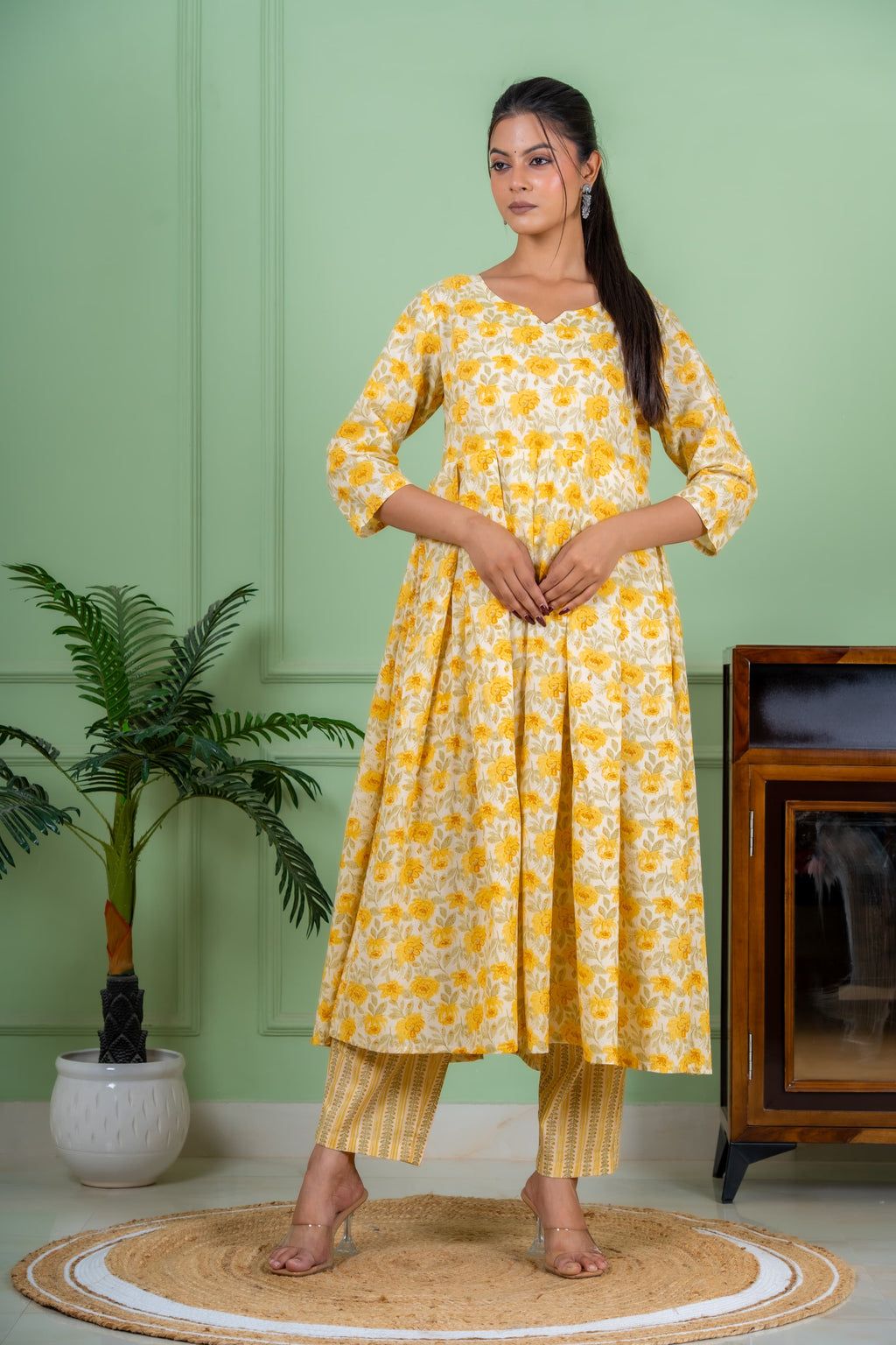 Mango Dupatta set