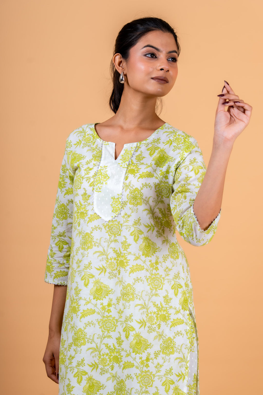 Kimi green kurta set