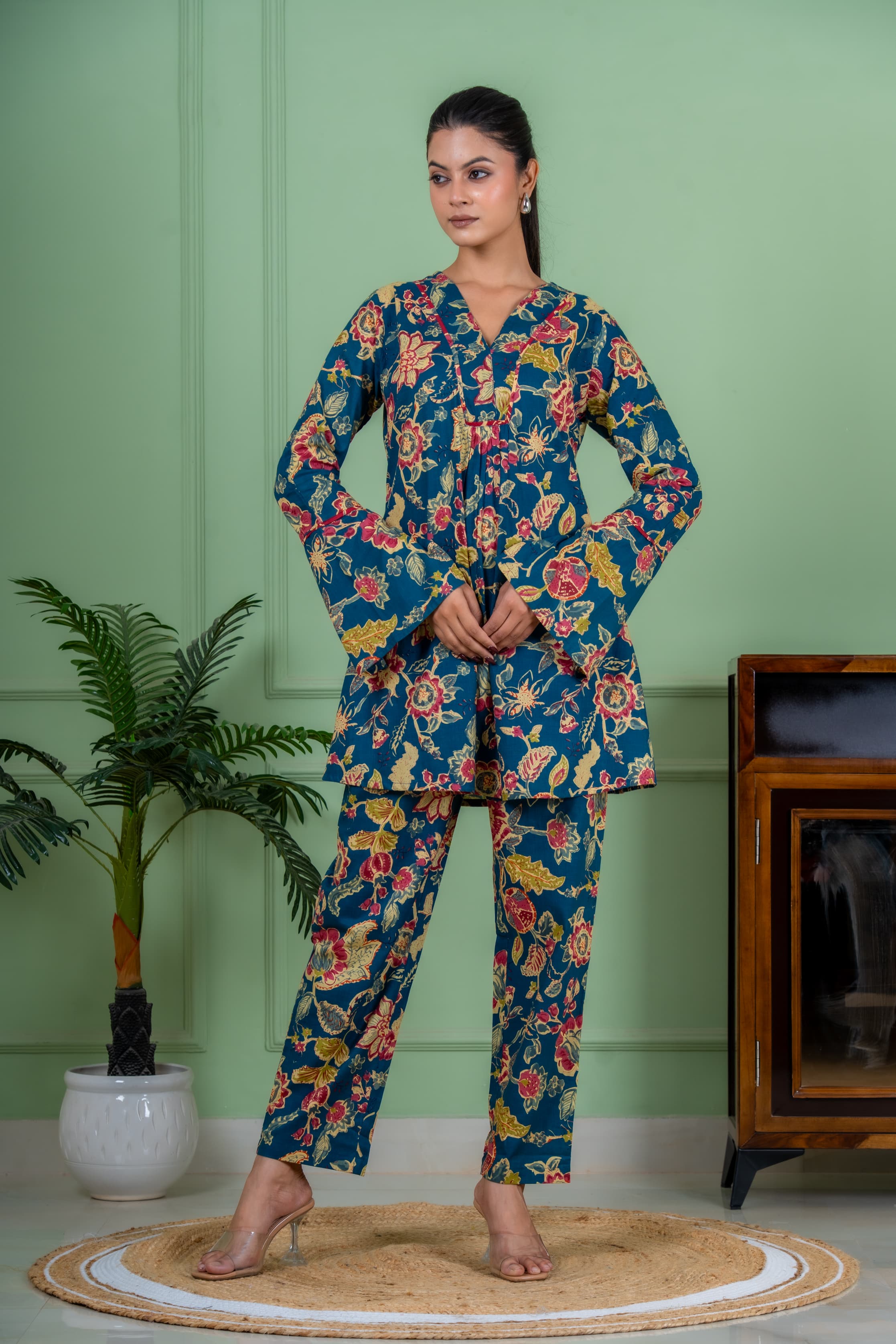 Musky blue co ord set