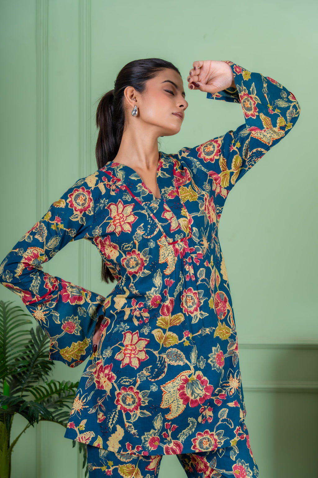 Musky blue co ord set