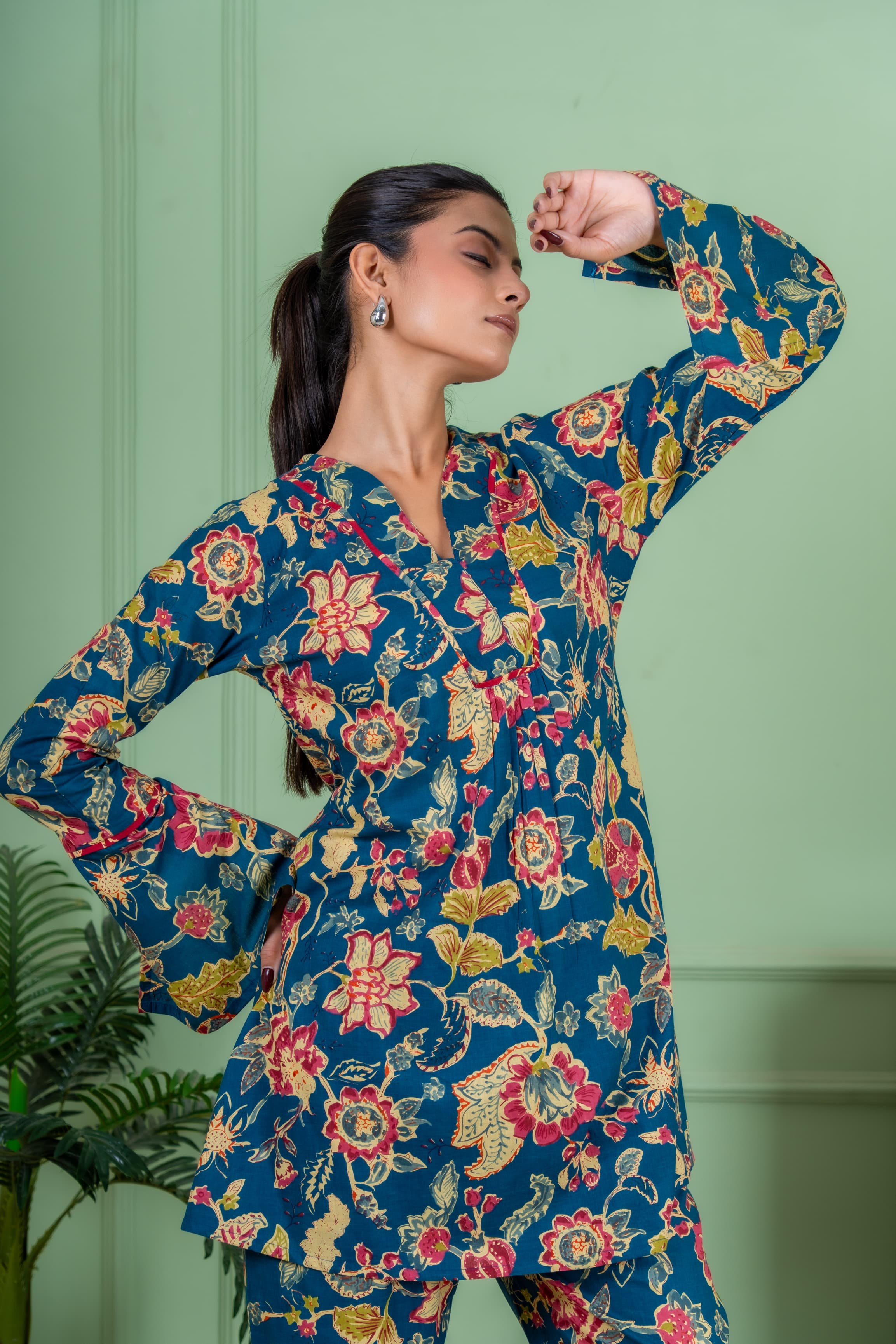 Musky blue co ord set