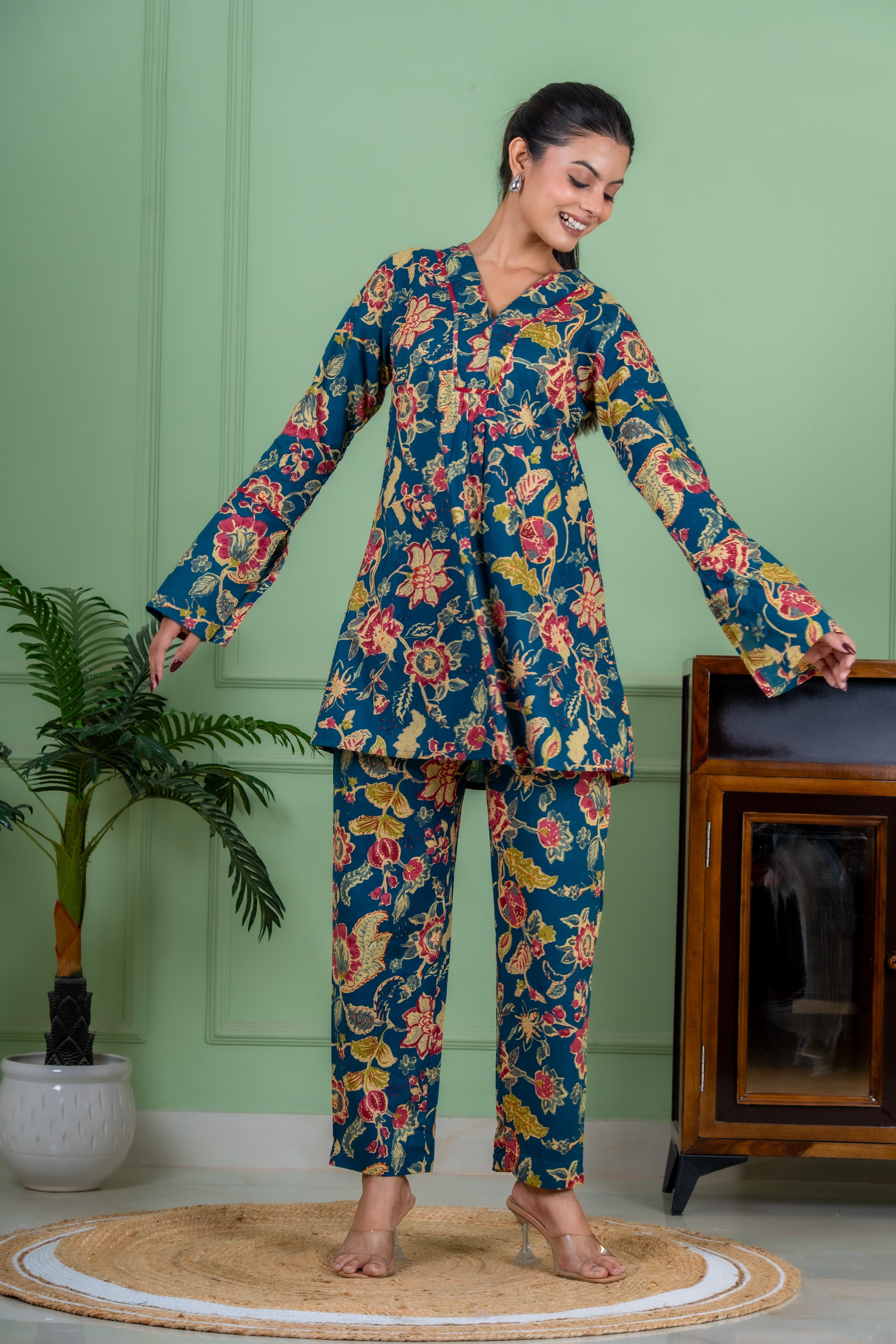 Musky blue co ord set